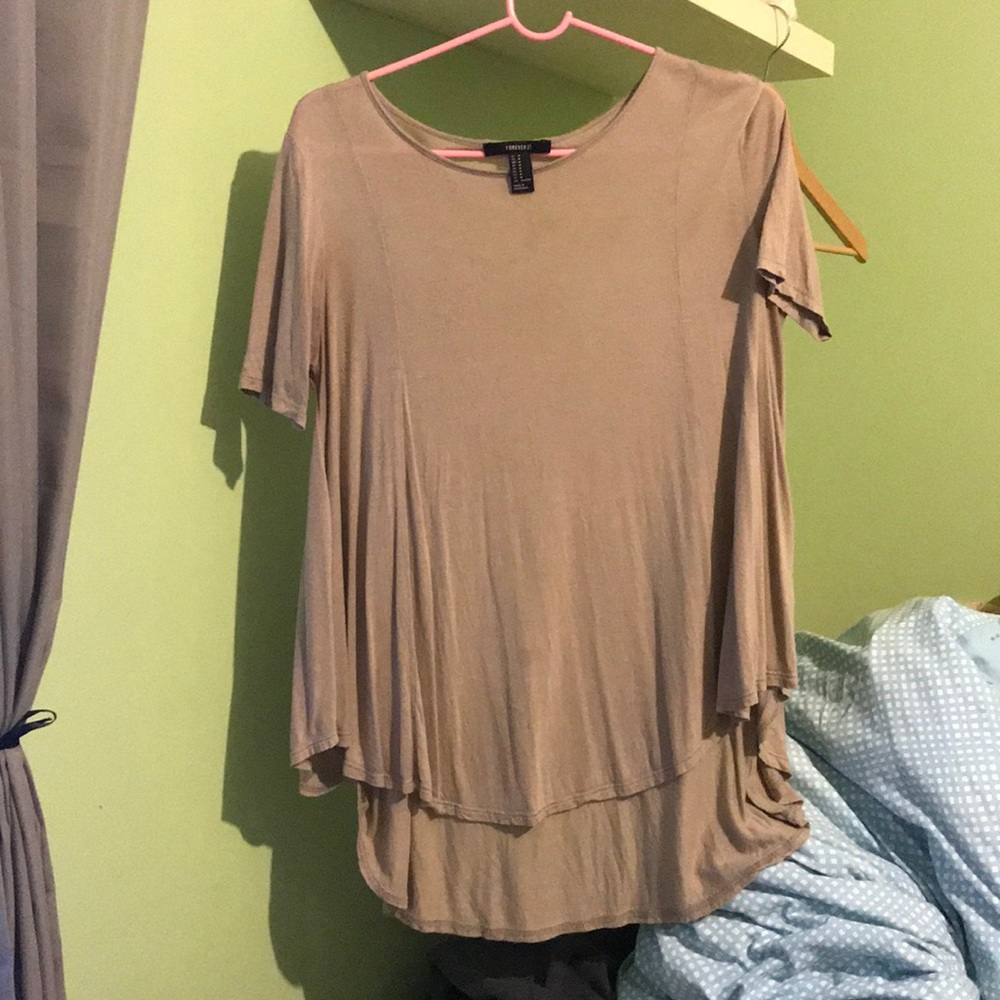 Forever 21 Brown Flow Top